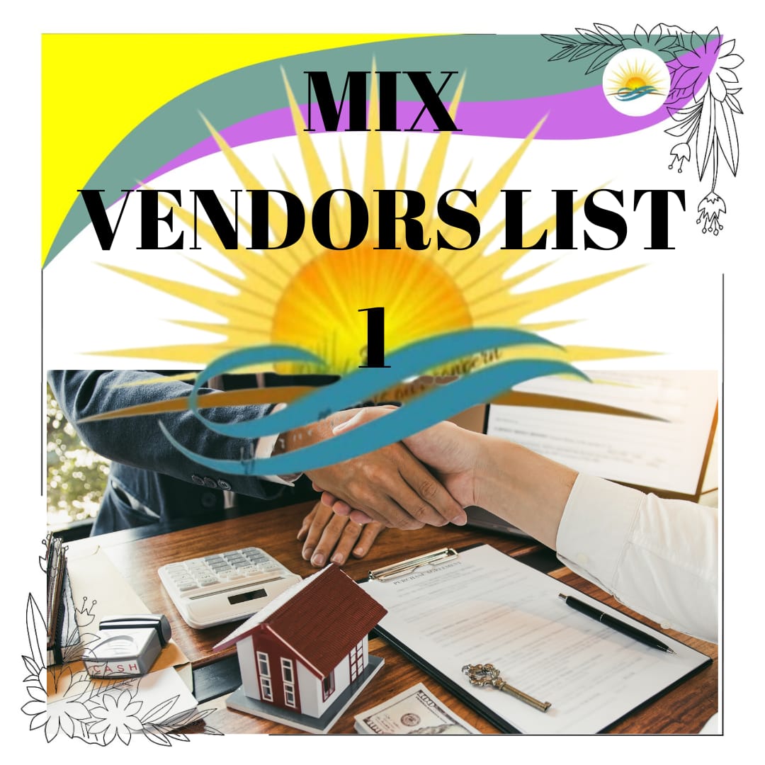 MINI VENDORS LIST 1