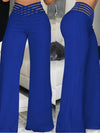 Elegant High Waist Flared Women Pants