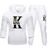 2024 New Autumn and Winter KING QUEEN Men's and Women's Sweater Set