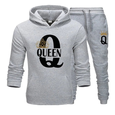 2024 New Autumn and Winter KING QUEEN Men's and Women's Sweater Set