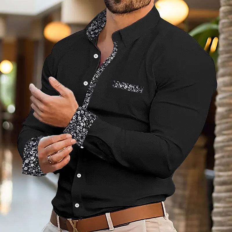 2024 New Men's Shirts Button-Down Shirts Spring and Summer