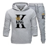 2024 New Autumn and Winter KING QUEEN Men's and Women's Sweater Set