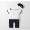 Navy Romper Summer Newborn Kids Boys Girls