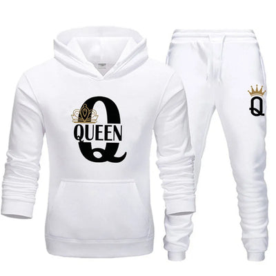 2024 New Autumn and Winter KING QUEEN Men's and Women's Sweater Set