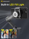 Gimbal Stabilizer for Smartphone LED Light OLED Screen 3-Axis Gimbal AI Gesture Control Stabilizer for Android & iPhone