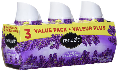 Renuzit Lavender Gel Air Freshener - 7oz/3ct